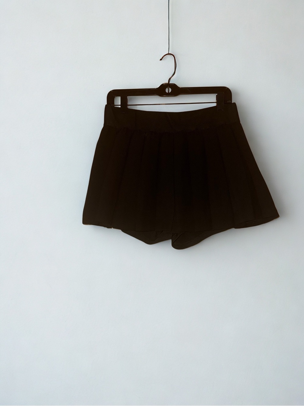 Black High-Waisted Flowy Skort | Women’s Mini Skirt Shorts | Casual Chic